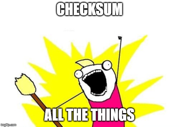 CHECKSUM ALL THE THINGS (image)